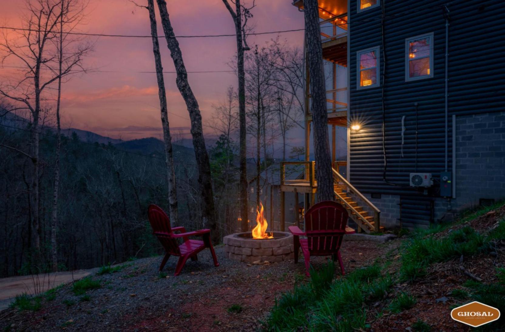Tranquil Mountain Getaway By Ghosal Luxury Lodging Гатлинбург Экстерьер фото
