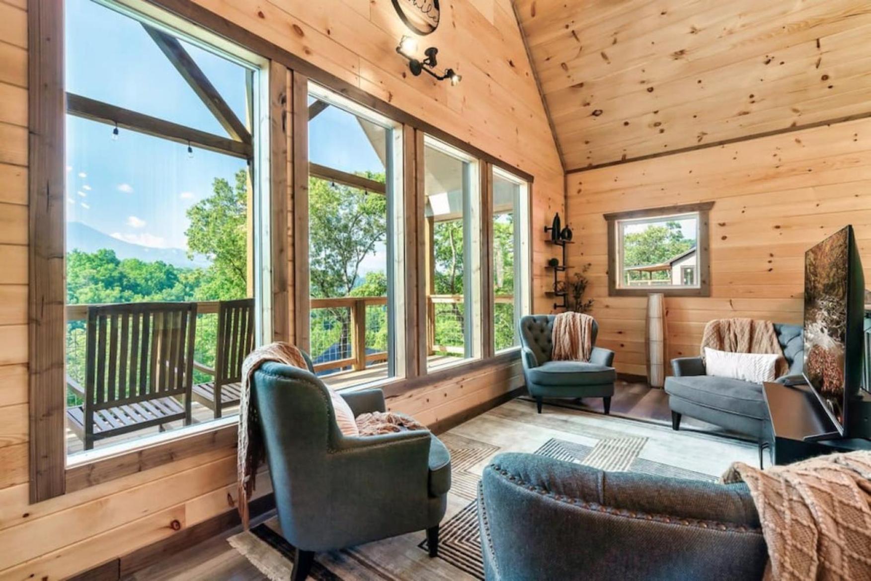 Tranquil Mountain Getaway By Ghosal Luxury Lodging Гатлинбург Экстерьер фото