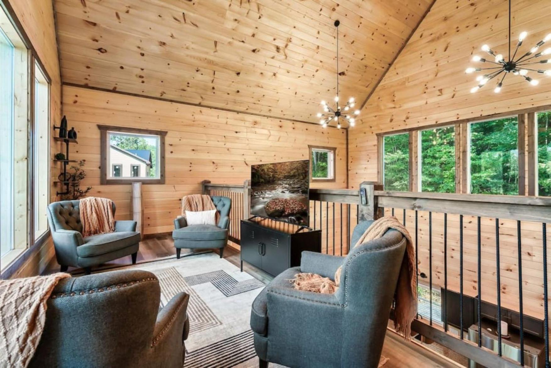 Tranquil Mountain Getaway By Ghosal Luxury Lodging Гатлинбург Экстерьер фото